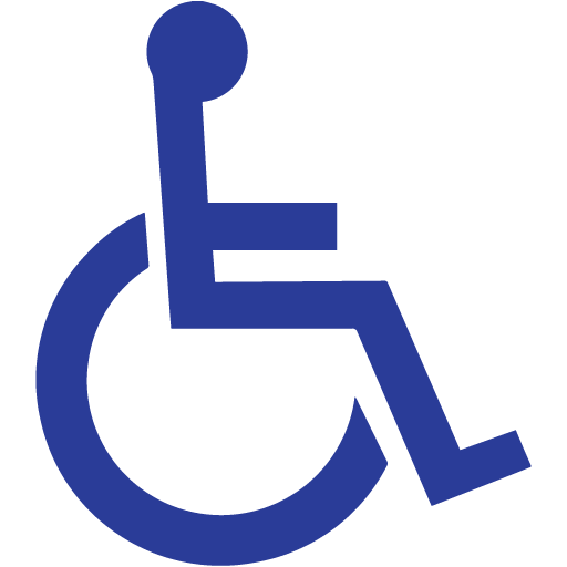 disability blue icon