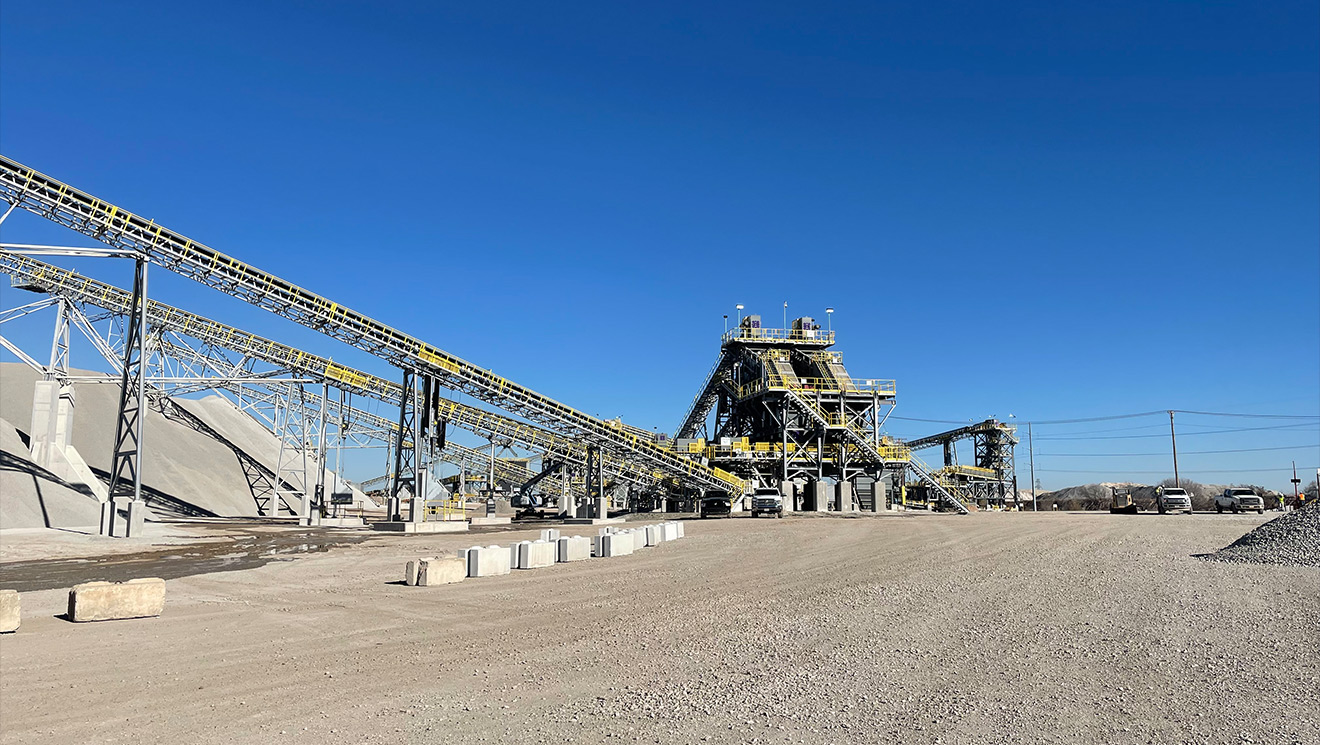 Primary, Secondary and Load Out Aggregate Plant