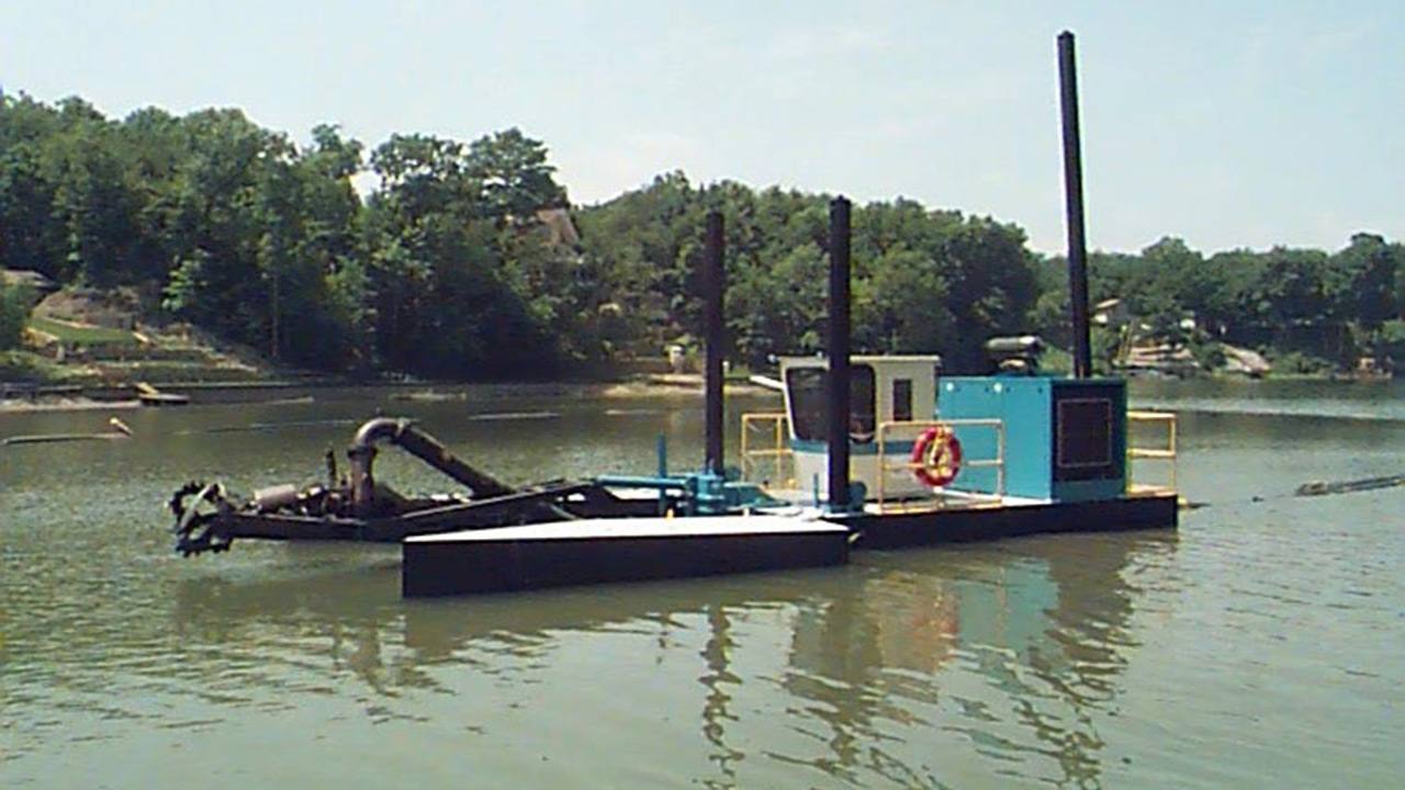 dsc dredge, submerged pump swinging ladder dredge