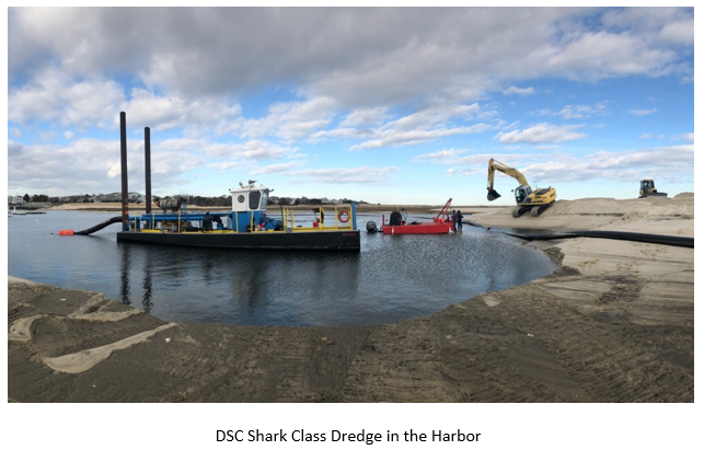 dsc dredge, shark class dredge, outermost harbor marine channel