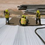 Grout filled revetment mats