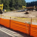 Silt fence