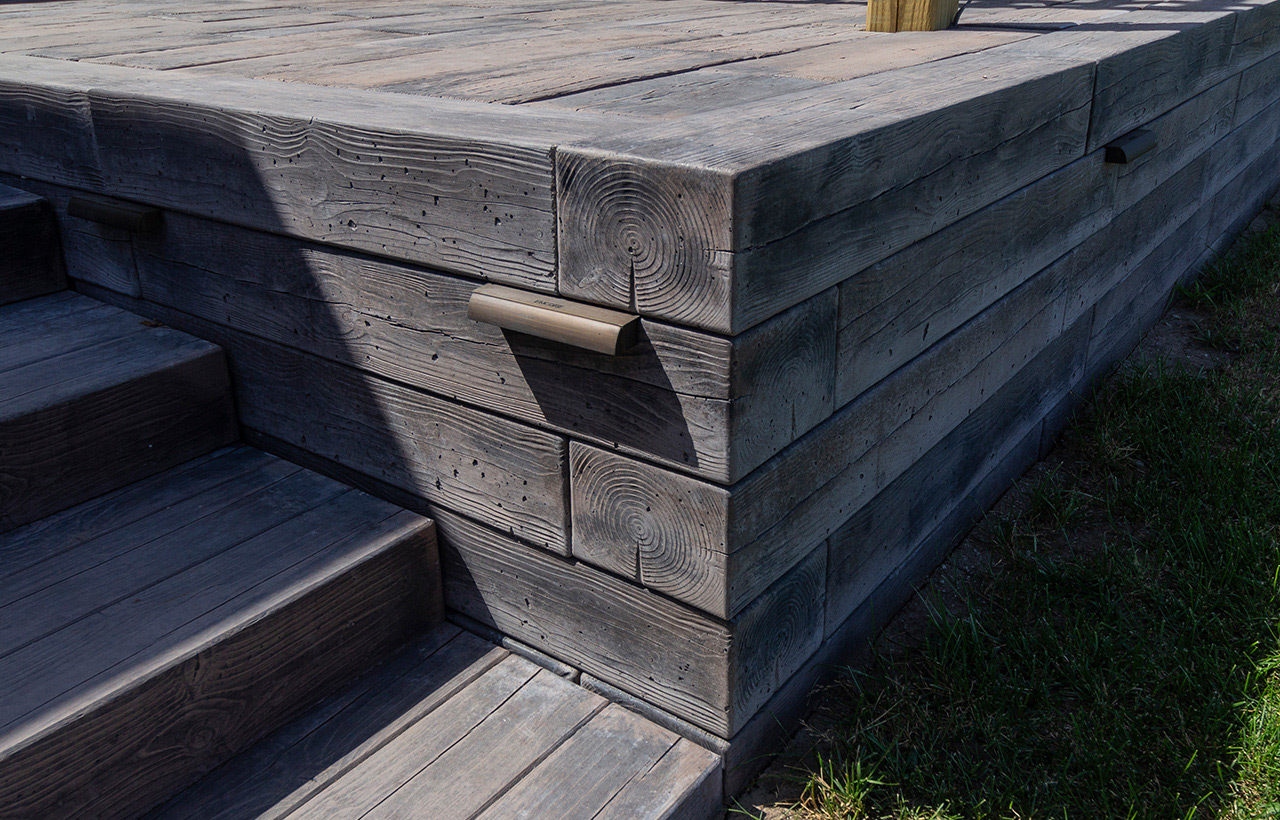 barn plank garden wall