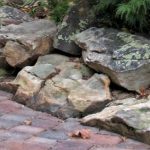 Weathered sandstone boulders