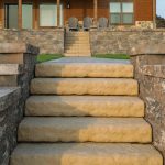 County Materials Oversize Landscape Steps