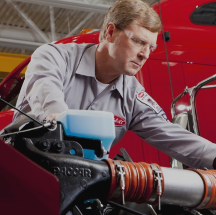 mechanic working on machine