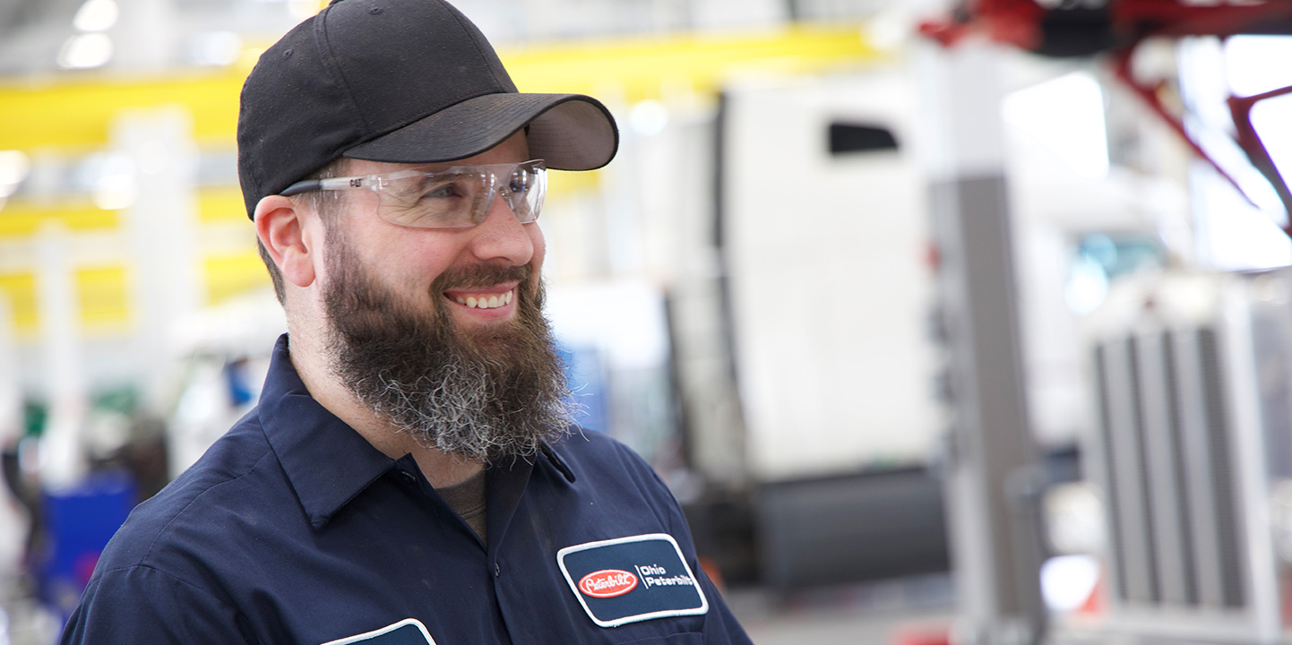 mechanic smiling