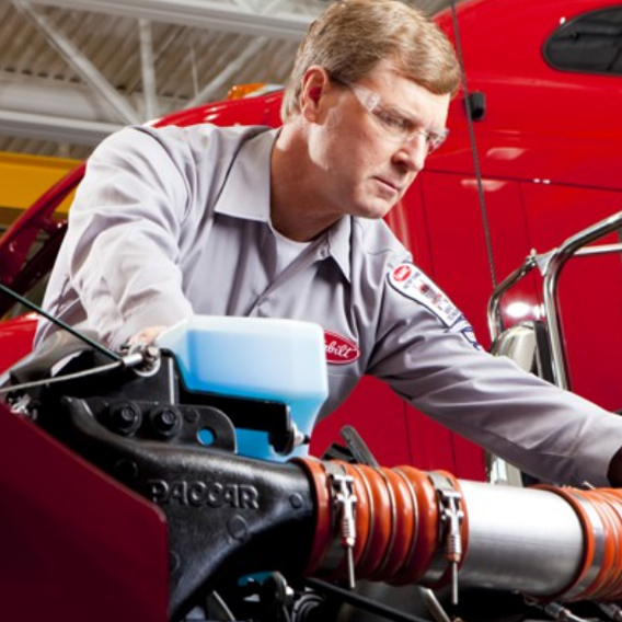 mechanic working on machine